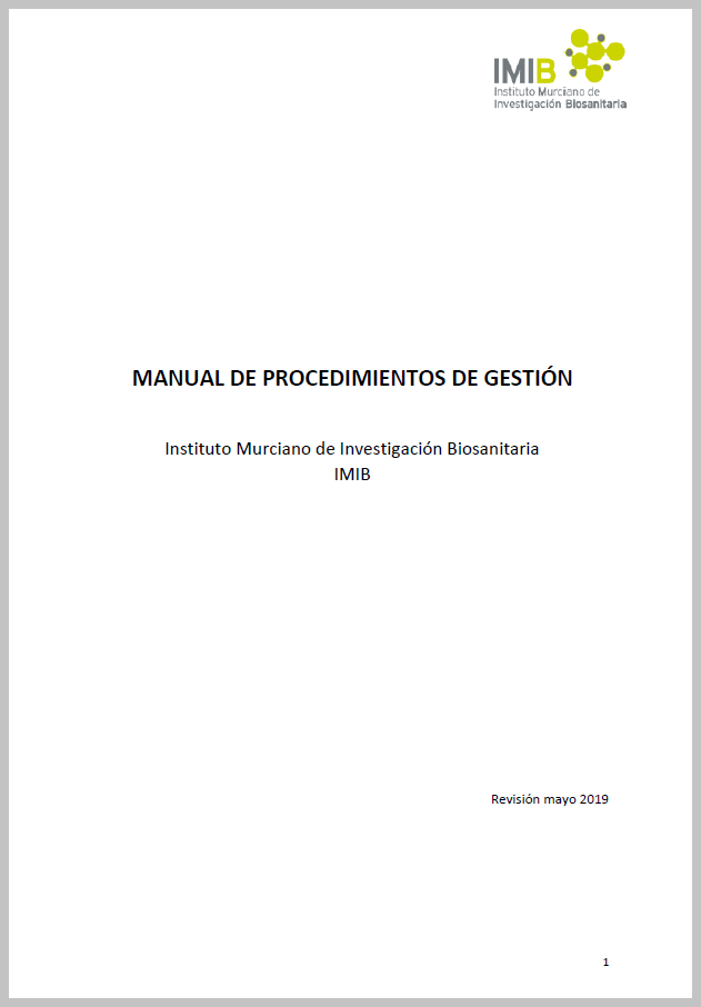 Manual de procedimientos de gestión
